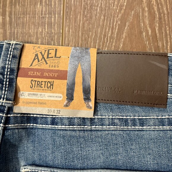 T.K. Axel Slim Boot Jeans – Size 30 x 32 - Picture 10 of 15